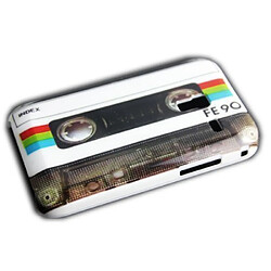 Mercury Samsung Galaxy Ace Plus S7500 Motif Cassette rétro Coque Rigide de Protection thematys®