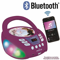 Lexibook Lecteur CD Bluetooth La Reine des Neiges avec Effets Lumineux