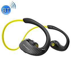 Wewoo Casque Bluetooth Sport jaune pour iPhone, Samsung, Huawei, Xiaomi, HTC et Autres Smartphones Étanche CSR4.1 Écouteurs Stéréo Sans Fil Avec Fonction NFC,