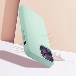 Avis Coque pour iPhone 14 Pro Max Semi-rigide Fine Légère Intérieur Doux Moxie menthe