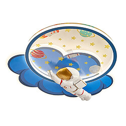 Universal Plafonnier astronaute LED de dessin animé, réglable en trois couleurs, adapté aux chambres d'enfants et aux salles de jouets 