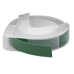 vhbw 3x cassette cartouche ruban de marquage 3D 9mm blanc sur vert pour imprimante d'étiquette comme Dymo 0898160