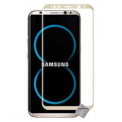 Htdmobiles Film de protection verre trempe incurve integral pour Samsung G950F Galaxy S8 - OR