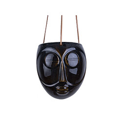 Present Time Cache-pot design suspendu Mask - H. 21 cm - Brun foncé Present Time - Cache-pot design suspendu Mask - H. 21 cm - Brun foncé - Design