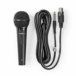 NC Microphone SONO DJ Dynamique Câble 5.00 m 50 Hz - 15 kHz 600 Ohm Bouton marche/arrêt intégré Métal Noir