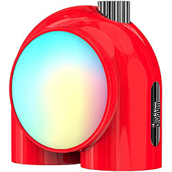 Universal En plus d'économiser la lampe de bureau sans fil intelligente Planet-9, la lumière d'humeur programmable avec RGB-LED programmable, la chambre, la salle de jeux, le bureau, (rouge) la lumière de nuit.