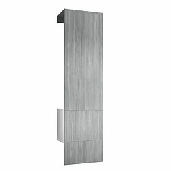 Mpc Porte Manteaux Blanc Mat Et Avola-anthracite (LxHxP) : 52 x 193 x 35 cm 