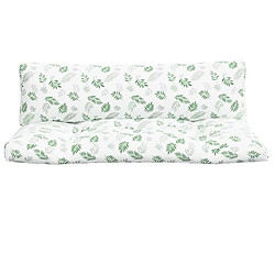 Acheter Maison Chic Lot de 2 Coussins Confort,Coussins de palette motif de feuilles tissu Oxford -GKD56082