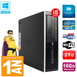 PC HP Compaq Pro 6300 SFF I5-3470 RAM 16Go Disque 2To Graveur DVD Wifi W7 · Occasion 