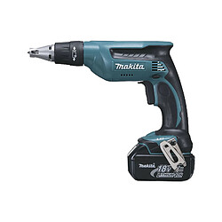 Makita DFS 451 RFJ Visseuse plaque de plâtre sans fil, 18 V Li-Ion + 2x Batteries Makita 3 Ah + Charageur + Makpac