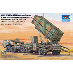 Trumpeter Maquette Lance Missile M983 Hemtt & M901 Launching Station W/ Mim-104f Patriot Sam System (pac 3) 