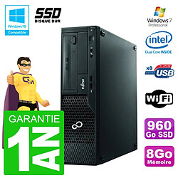 PC Fujitsu Esprimo E500 E85+ DT G640 RAM 8Go SSD 960Go DVD Wifi W7 · Occasion 