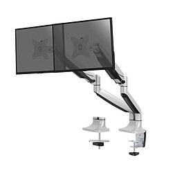 Kimex Support de bureau Full Motion pour 2 écrans PC 13"-32" 