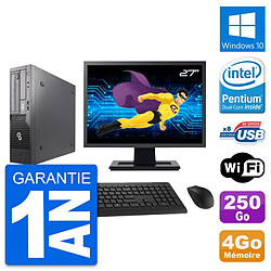 PC Fujitsu E500 DT Ecran 27" Intel G630 RAM 4Go Disque 250Go Windows 10 Wifi - Occasion