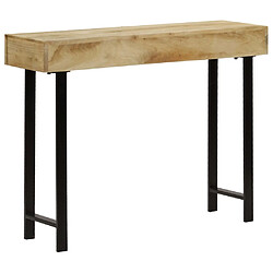 Acheter vidaXL Table console Bois de manguier massif 102x30x79 cm