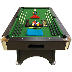 Simba BILLARD AMERICAIN 7ft NEUF table de pool Snooker meuble salon table de billard - dimensions de jeu 188 cm x 96 cm