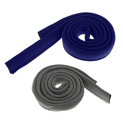 1 Paire Hydration Pack Bladder Tube Housse de protection isolée Bleu, Gris tube isolant pour vessie d'hydratation