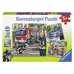 Ravensburger - 09335 9 - Puzzle - Aides d'urgence - 3X 49 Pièces 