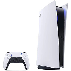 Sony PlayStation 5 Digital Edition Avec 1 Manette Sans Fil DualSense, Couleur : Blanche - Reconditionné