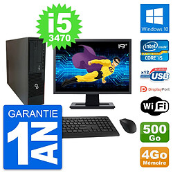 PC Fujitsu E910 DT Ecran 19" Intel i5-3470 RAM 4Go Disque 500Go Windows 10 Wifi · Occasion 