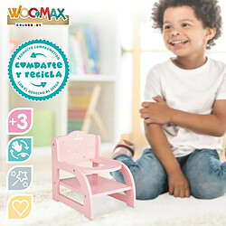 Chaise pour poupées Woomax Rose (6 Unités) pas cher