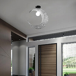 Avis Universal Plafond de forme spéciale de 30 cm, 220V E27 * 1 sans ampoule, balcon de la chambre des enfants, éclairage de la chambre à coucher, lampe d'argent de fil Hami à l'entrée(Argent)