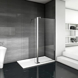 paroi de douche 110x200+40x200cm