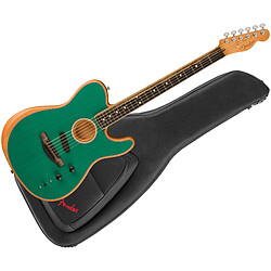 Limited Edition American Acoustasonic Telecaster CHB EB Aqua Teal + Housse Fender 