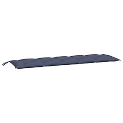 Acheter Maison Chic Coussin Confort | pouf | Coussin de banc de jardin bleu marine 180x50x7 cm tissu oxford -GKD37251