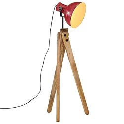 vidaXL Lampadaire 25 W rouge délavé 45x45x120 cm E27 