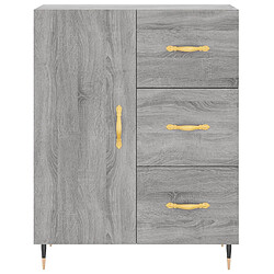 Acheter vidaXL Buffet sonoma gris 69,5x34x90 cm bois d'ingénierie