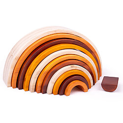 Bigjigs Toys Arches empilables en bois - grandes