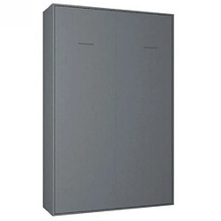 Inside 75 Armoire lit escamotable SMART-V2 gris graphite mat couchage 120*200 cm. 