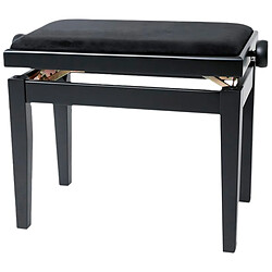 Banquette Piano Deluxe 130.000 Noir Mat. Gewa