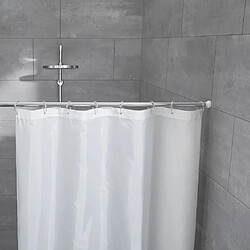 Kleine Wolke Tringle de rideau de douche télescopique 75-125 cm Chrome