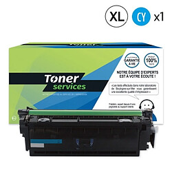 TONER SERVICES Compatible HP 508X Toner Cyan CF361X (HT508XC/CF361X) 