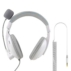 Avis Casque Filaire D3000 Enfants étudiants Apprenant Le Casque Blanc 85DB