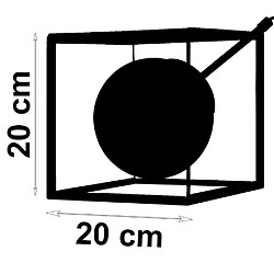 Acheter Sampa Helios Lampe à poser Tokyo métal noir verre satiné compatible LED