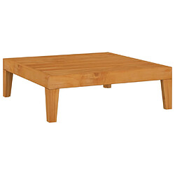 vidaXL Table de jardin 68,5x68,5x24 cm Bois d'acacia massif 