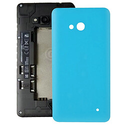 Wewoo Coque arrière bleu pour Microsoft Lumia 640 Surface en plastique givré couvercle du boîtier arrière pièce détachée 