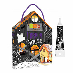 Scrapcooking Kit découpoirs en inox Horror house + Stylo de glaçage noir