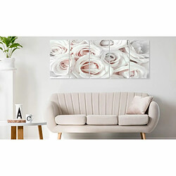 Paris Prix Tableau Imprimé 5 Panneaux Satin Rose Narrow Pink 80 x 200 cm