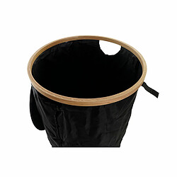 Avis Panier à linge DKD Home Decor Noir Chêne Feutre (44 x 44 x 57 cm)