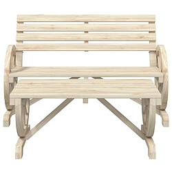 Acheter vidaXL Salon de jardin 4 pcs bois de sapin massif