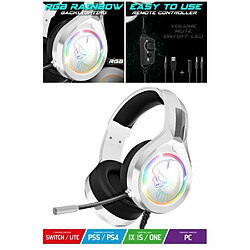 Acheter Power A Manette XBOX ONE-S-X-PC Officielle + Casque Gamer PRO H8 Blanc SPIRIT OF GAMER XBOX ONE/S/X/PC pas cher