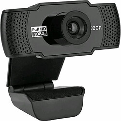 C-Tech Webcam Full HD 1080p avec microphone - Noir