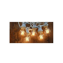 Tradex LUMINEUSE POUR EXTÉRIEUR IP44 DOUILLE 10XE27 11 MÈTRES ST-LV Chaîne Lumineuse Pour Extérieur Ip44 Douille 10xe27 11 Mètres St-lv Blanc