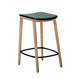 Tabouret Thai Natura Noir Métal Bois de frêne 41 x 67 x 47 cm