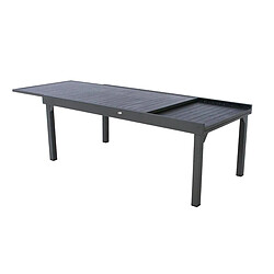 Acheter Table extensible rectangulaire alu Piazza 10/12 places Graphite - Hespéride