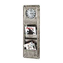 Paris Prix Tableau Mémo & Horloge Vintage Matter 120cm Anthracite